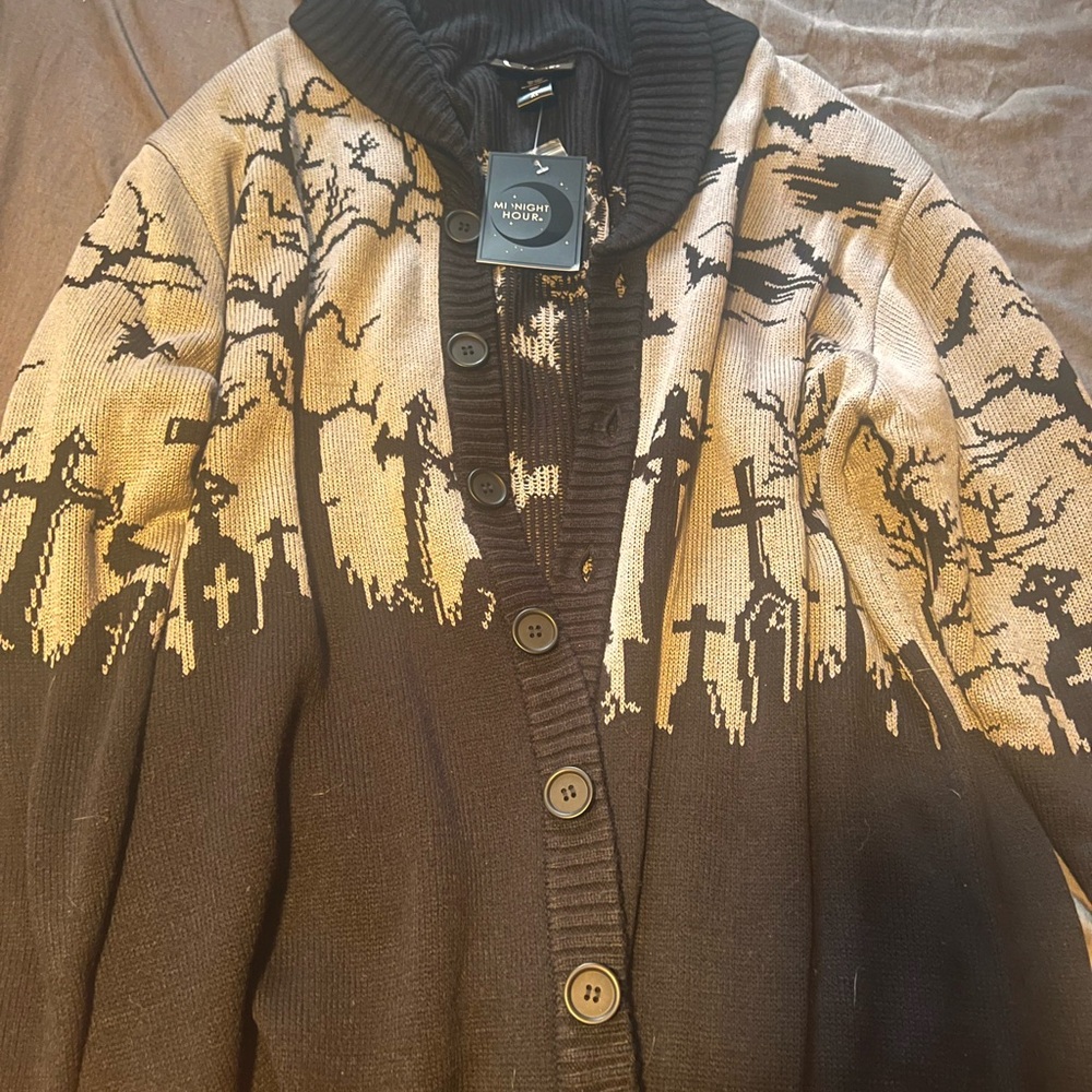 Midnight Hour Cemetary Cardigan